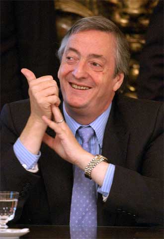 El presidente argentino, Néstor Kirchner.