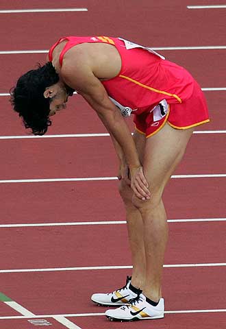 Antonio Reina, agotado y decepcionado.