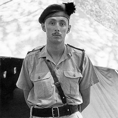 El oficial de comandos Geoffrey Keyes, ganador de la Cruz Victoria (póstuma) por su ataque al cuartel general de Rommel.