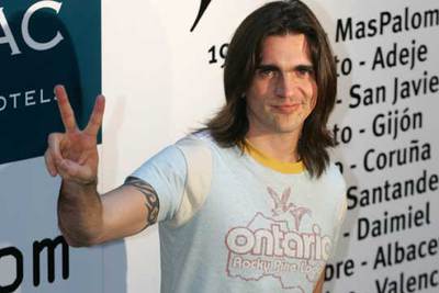 El cantautor Juanes.