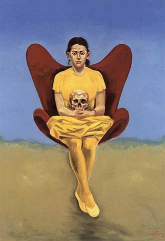 'Pipistrello' , de Francesc Artigau, estuvo en la muestra Krankas de Cyprus Art.