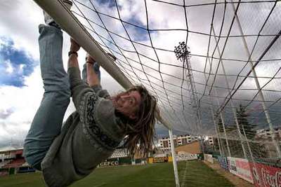 Germán  Mono  Burgos, en 2003.