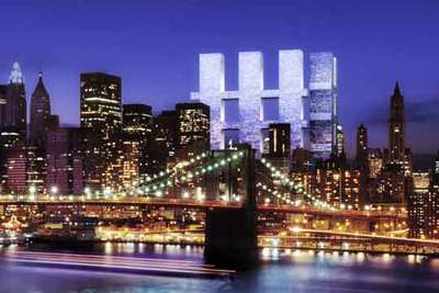 Proyecto presentado en 2002 por el equipo de Richard Meier para la reconstrucción de la  zona cero. 