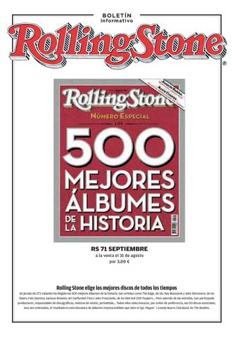 Portada de la revista  Rolling Stone .