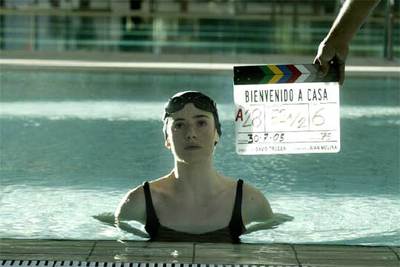 Pilar López de Ayala, en el rodaje de  Bienvenido a casa,  de David Trueba.