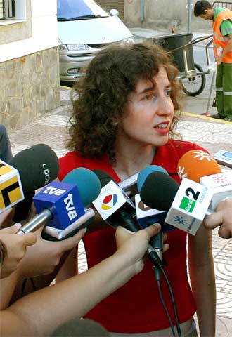 La juez del  caso Roquetas,  Estefanía López Muñoz.