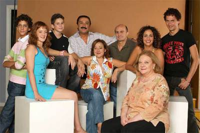 Los principales intérpretes de  Aída.  