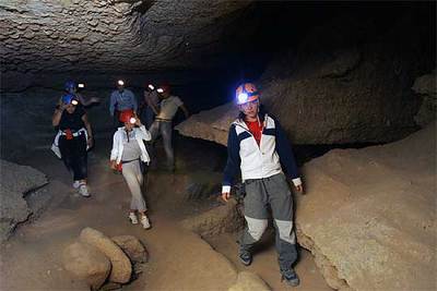 Visita a un parque subterráneo