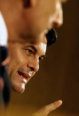 Artur Mas, ayer tras la reunión de la ejecutiva de CiU.