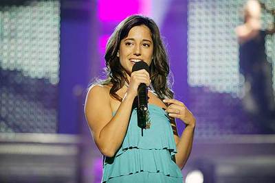 Idaira Fernández, concursante de  Operación Triunfo. 