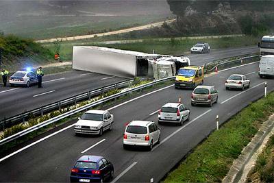 Colas kilométricas en Anoia