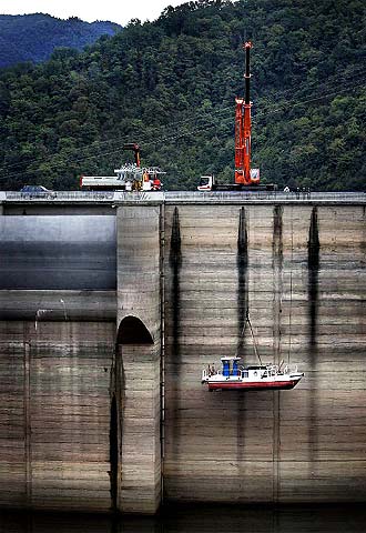 Se inicia el vaciado del pantano de Sau