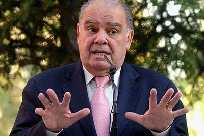 El secretario general de las Cumbres Iberoamericanas, Enrique Iglesias, el pasado viernes en Madrid.