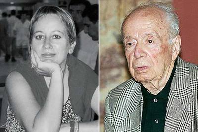 Lena Divani (izquierda), autora de 'Las mujeres de su vida' (Alfaguara), y Andonis Samarakis, autor de 'El fallo' (Seix Barral).