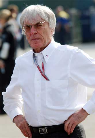 Bernie Ecclestone.