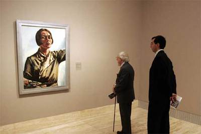 El cuadro  Autorretrato  (1932-1933), de Charley Toorop, en la exposición.