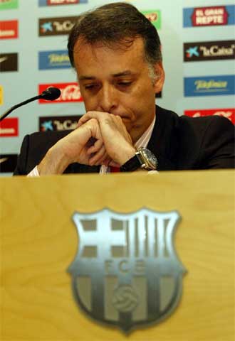 Alejandro Echevarría, durante su comparecencia, ayer.