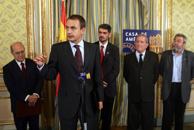 El presidente del Gobierno, con dirigentes empresariales.