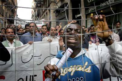 MANIFESTACIONES CONTRA LAS EXPULSIONES