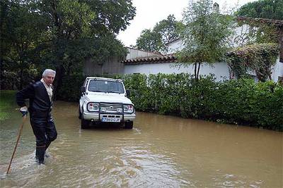 Inundaciones en Santa Cristina d'Aro (Girona) el pasado día 12.
