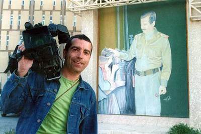 José Couso, durante su estancia en Irak.
