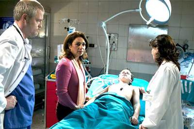Imagen de la serie de Tele 5  Hospital Central. 