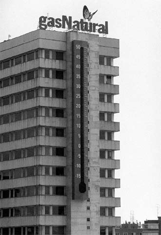 Edificio de Gas Natural en la avenida de América en Madrid.
