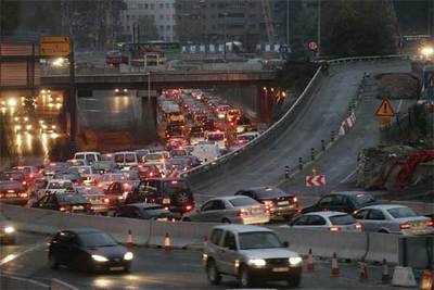 CERRADO EL DESVÍO DE LA M-30 HACIA LA GLORIETA DE SAN VICENTE