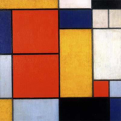 'Composición II' (1920), de Piet Mondrian.