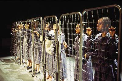 Ensayo de 'Presas', de Ignacio del Moral y Verónica Fernández.