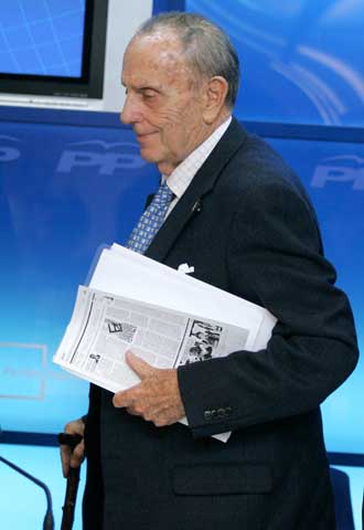 El ex presidente gallego Manuel Fraga.