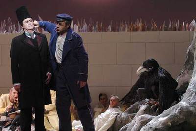 Una escena de  Desde la casa de los muertos,  de Janácek, que se estrenó ayer en el Teatro Real.