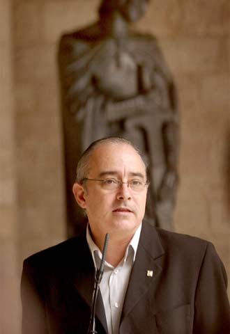 El primer consejero de la Generalitat, Josep Bargalló.