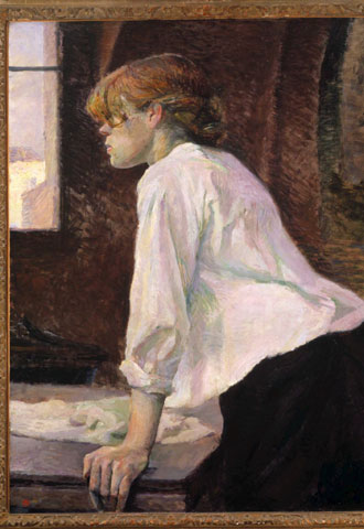  La lavandera  (1886-1887), de Toulouse- Lautrec.