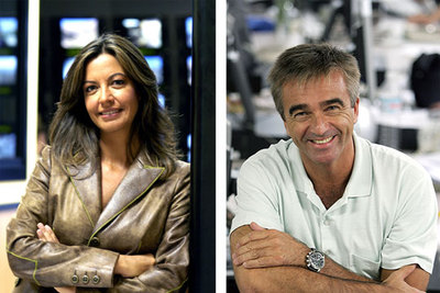 Àngels Barceló y Carles Francino.