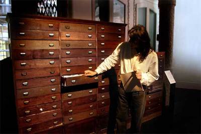 La 'calaixera' de Joan Coromines, en La Pedrera