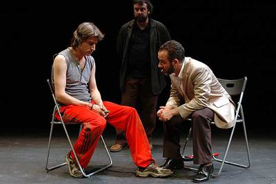 Una escena de  Hamelin,  de Juan Mayorga, en un montaje de Animalario.