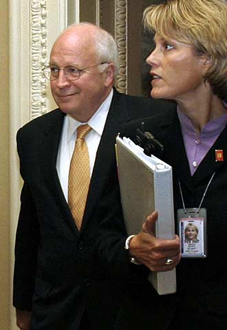 El vicepresidente, Dick Cheney, el pasado martes en Washington.