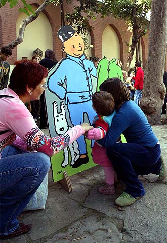 Cita con Tintín, Milú, Haddock, Castafiore y los demás