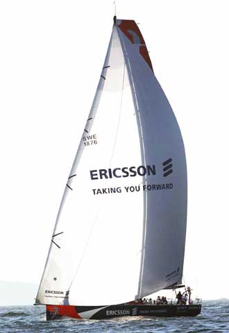 El  Ericsson,  vencedor ayer.