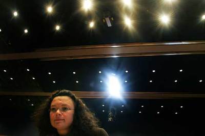 Andrea Nahles, secretaria general del SPD, llega a la reunión de la dirección del partido la semana pasada.