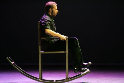 El bailarín Israel Galván, en el espectáculo  Arena.  