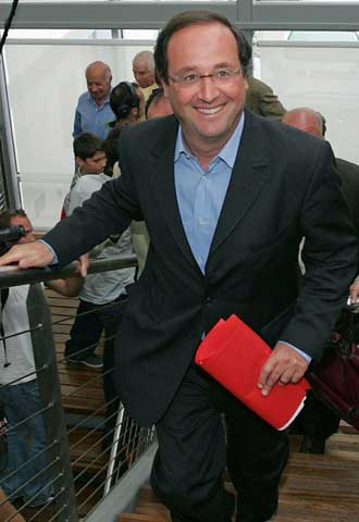 El líder de los socialistas franceses, François Hollande, el pasado agosto.