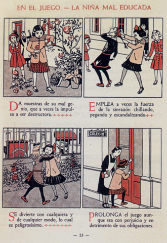 Portada del manual de buena educación de Pin y Soler (editorial Cervantes, 1924).