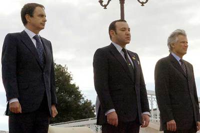 Zapatero elogia la labor modernizadora de Mohamed VI