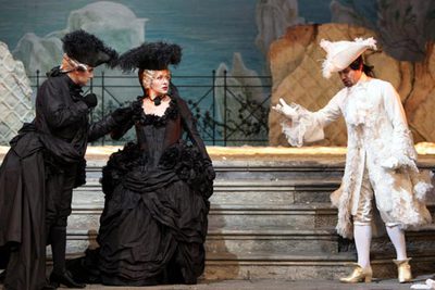 Una escena del  Don Giovanni  que se ha interpretado en Bilbao.