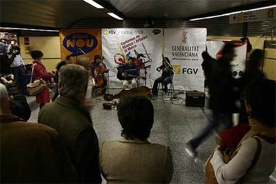 Música en el 'metro'