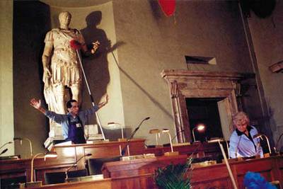 Una imagen de  Gente de Roma,  de Ettore Scola.