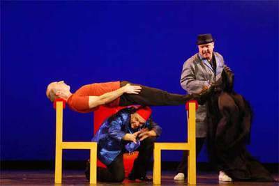 Tricicle, en un momento de 'Sit'.