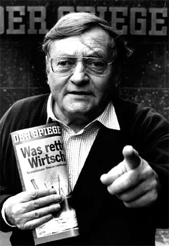 Rudolf Augstein, fundador de  Der Spiegel. 